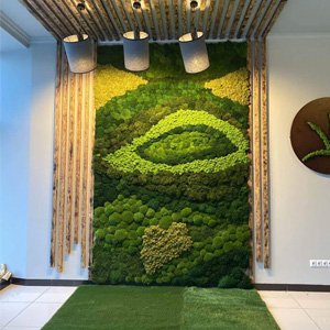 Панно на стіну з моху